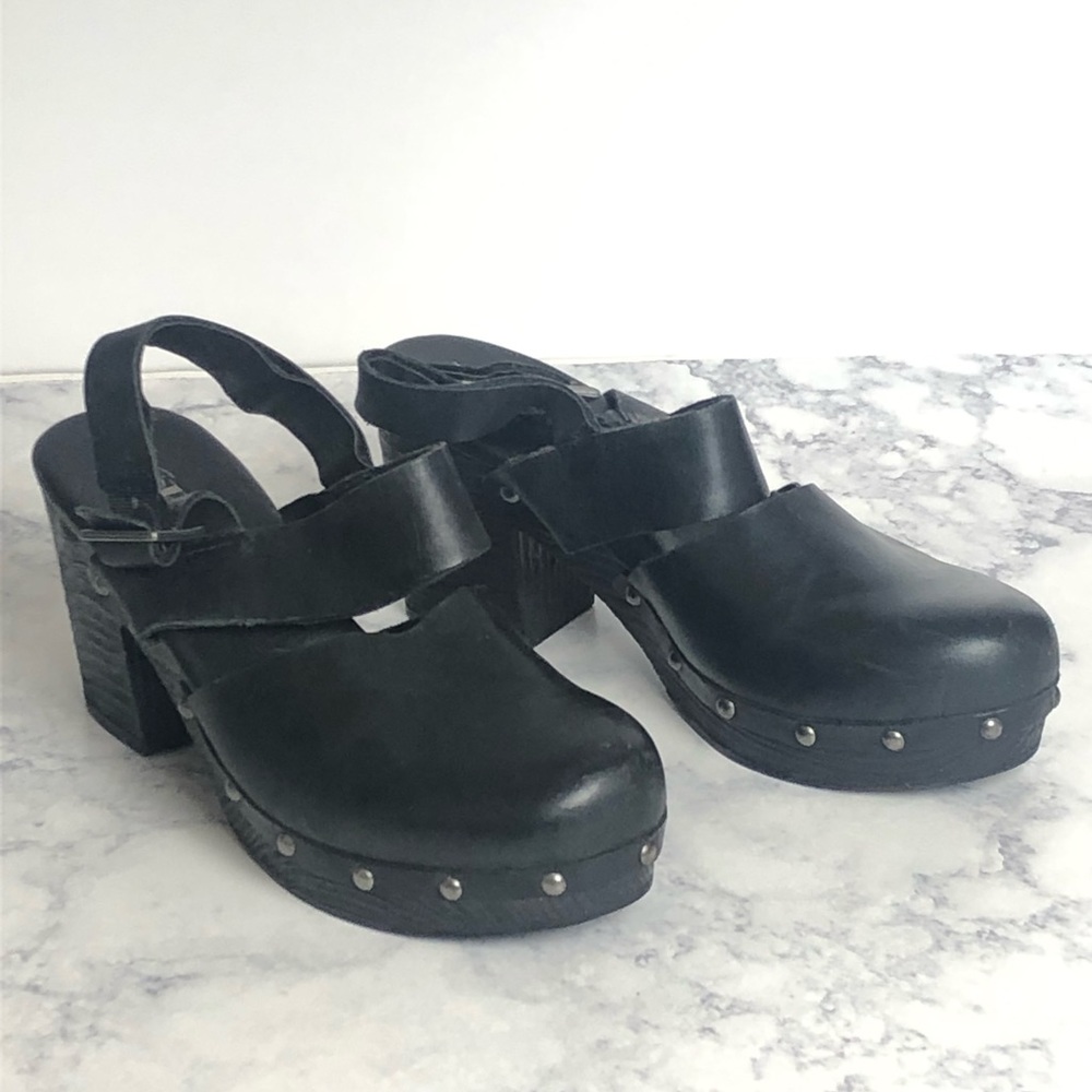 Korks Kork Ease Milo Black Clog Size 9